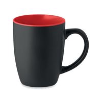 TAZZA NERA CON INTERNO COLORATO